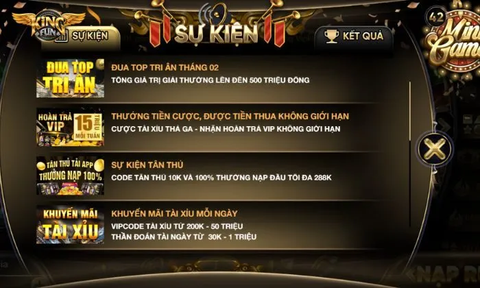 Người chơi được nhận phần thưởng siêu hấp dẫn