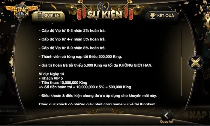 khuyến mãi: Hoàn trả game hot mỗi ngày Chương trình Khuyến mãi: Hoàn trả game hot mỗi ngày mới nhất